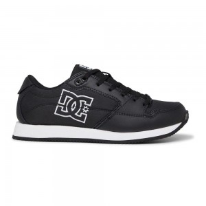 DC Shoes Alias Träningsskor Dam Svarta Vita | UQKN-50234