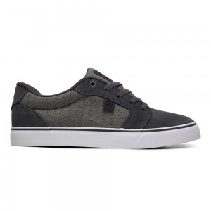 DC Shoes Anvil Skateskor Herr Grå Svarta | TAMU-37509