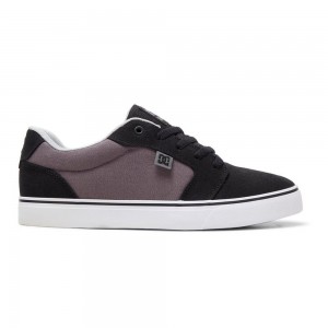 DC Shoes Anvil Skateskor Herr Svarta Grå | FUKR-39182