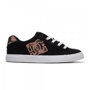 DC Shoes Chelsea Skateskor Dam Svarta Rosa | JZON-87350