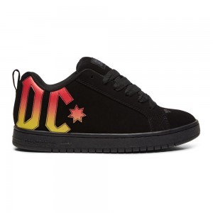 DC Shoes Court Graffik Skateskor Herr Svarta | DKFW-10367