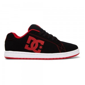 DC Shoes Gaveler Skateskor Herr Svarta Röda | YXDK-12473