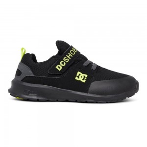 DC Shoes Heathrow Träningsskor Barn Svarta Gula | DNSR-45980