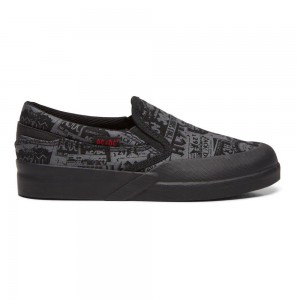 DC Shoes Infinite Skateskor Barn Svarta Grå | HZUL-60148