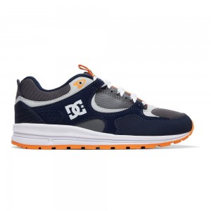 DC Shoes Kalis Träningsskor Barn Marinblå Grå | HEMK-79634