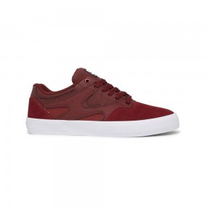 DC Shoes Kalis Vulc Skateskor Herr Röda | AHNM-18257