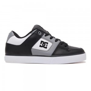 DC Shoes Pure Skateskor Herr Grå Svarta | RXEN-81076