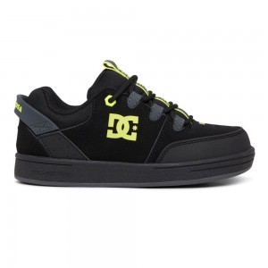 DC Shoes Syntax Skateskor Barn Svarta Gula | GLIR-62531