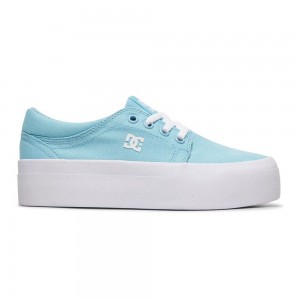 DC Shoes Trase Skateskor Barn Blå | DJFC-10873