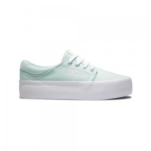 DC Shoes Trase Skateskor Dam Gröna | YVGZ-12697