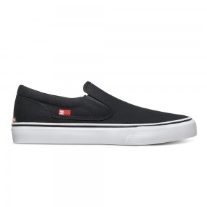 DC Shoes Trase Skateskor Herr Svarta Vita | PVUX-28596