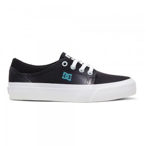 DC Shoes Trase TX Skateskor Barn Svarta Vita | GPDC-21803