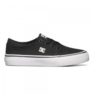 DC Shoes Trase TX Skateskor Barn Svarta Vita | VMDK-34621