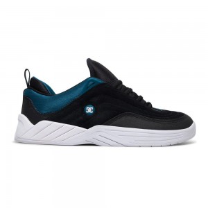 DC Shoes Williams Slim Träningsskor Herr Svarta Blå | XMCW-37561