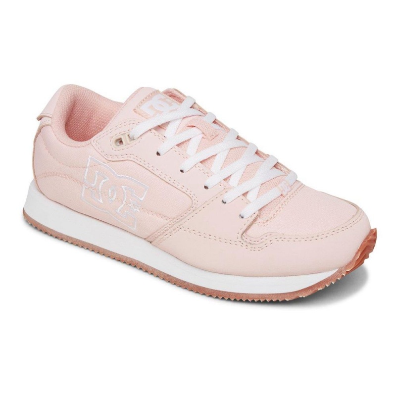 DC Shoes Alias Träningsskor Dam Rosa Vita | JARN-13287