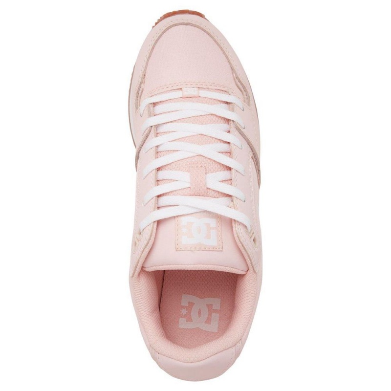 DC Shoes Alias Träningsskor Dam Rosa Vita | JARN-13287