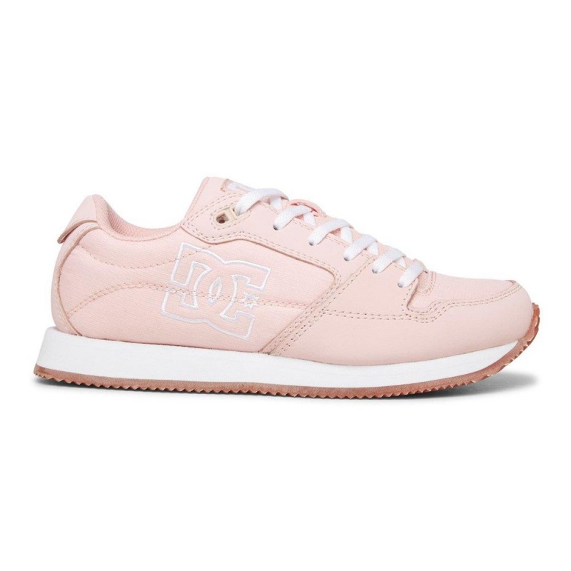 DC Shoes Alias Träningsskor Dam Rosa Vita | JARN-13287