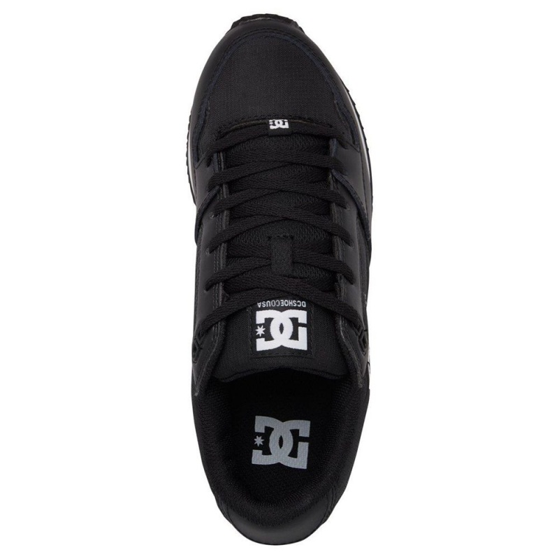 DC Shoes Alias Träningsskor Dam Svarta Vita | UQKN-50234