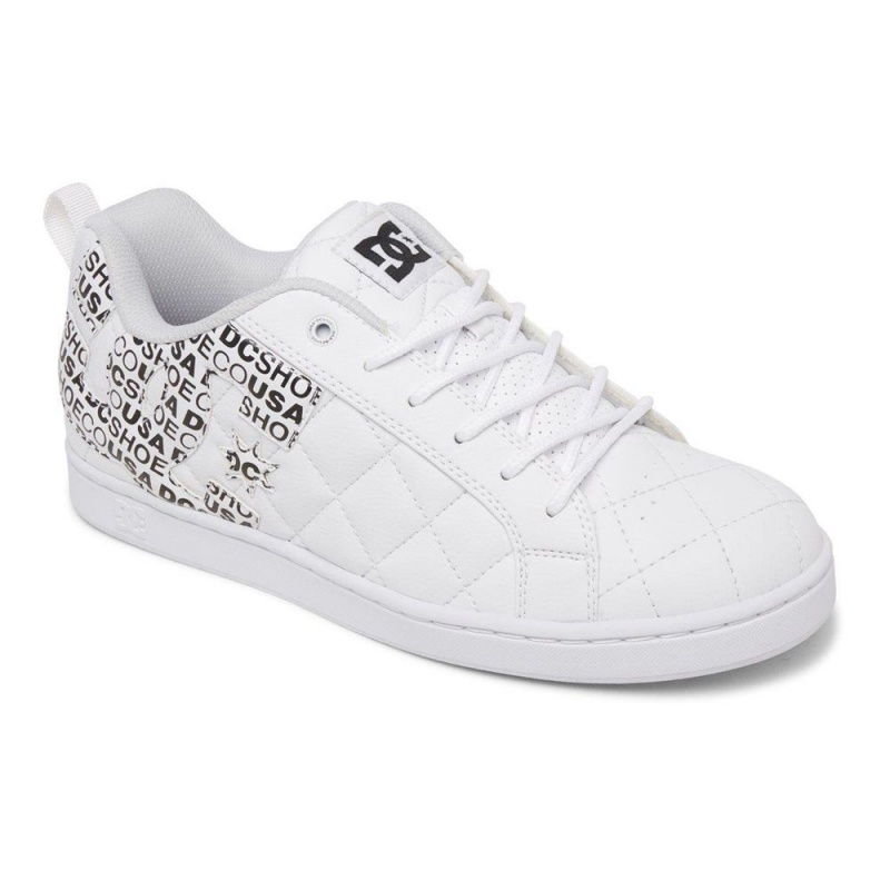 DC Shoes Alliance Skateskor Herr Vita Svarta | FAWE-31279