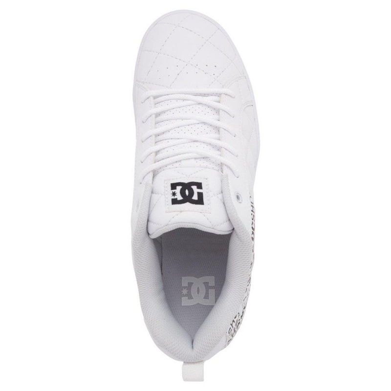 DC Shoes Alliance Skateskor Herr Vita Svarta | FAWE-31279