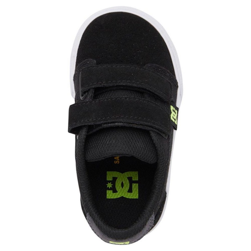 DC Shoes Anvil Skateskor Barn Svarta Grå | EKXC-86039