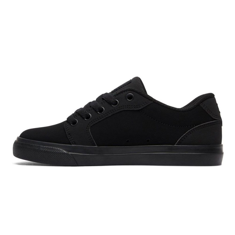 DC Shoes Anvil Skateskor Barn Svarta | JZDA-13924