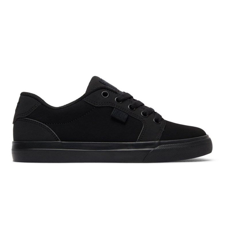 DC Shoes Anvil Skateskor Barn Svarta | JZDA-13924