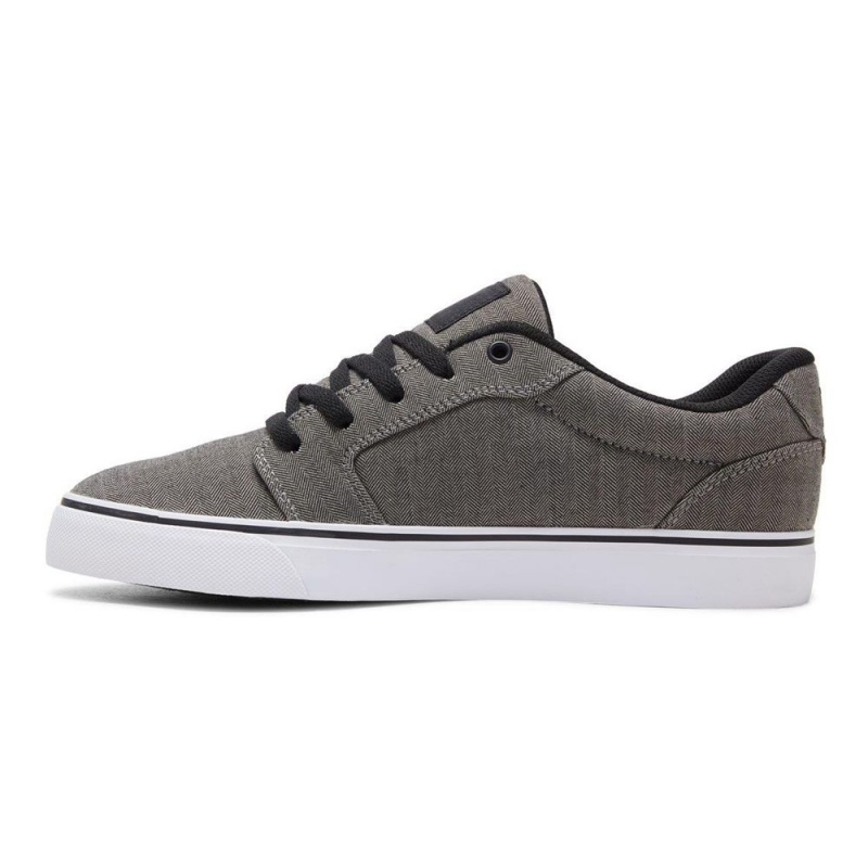 DC Shoes Anvil Skateskor Herr Grå Svarta | XQJG-13268