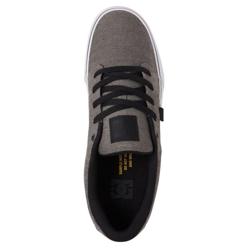 DC Shoes Anvil Skateskor Herr Grå Svarta | XQJG-13268