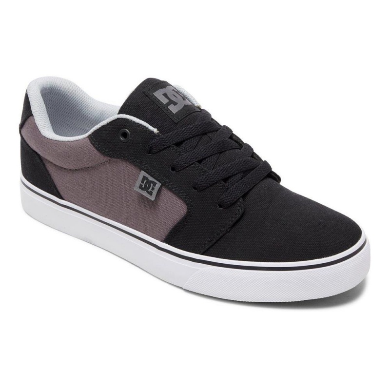 DC Shoes Anvil Skateskor Herr Svarta Grå | FUKR-39182