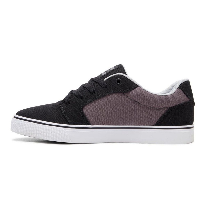 DC Shoes Anvil Skateskor Herr Svarta Grå | FUKR-39182