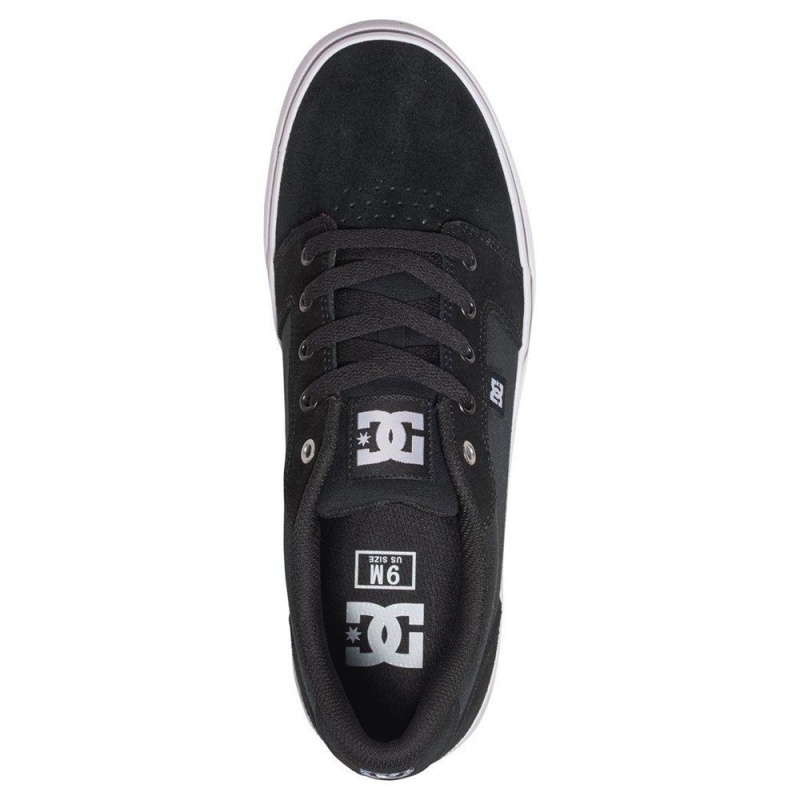 DC Shoes Anvil Skateskor Herr Svarta Vita | WQJB-57092