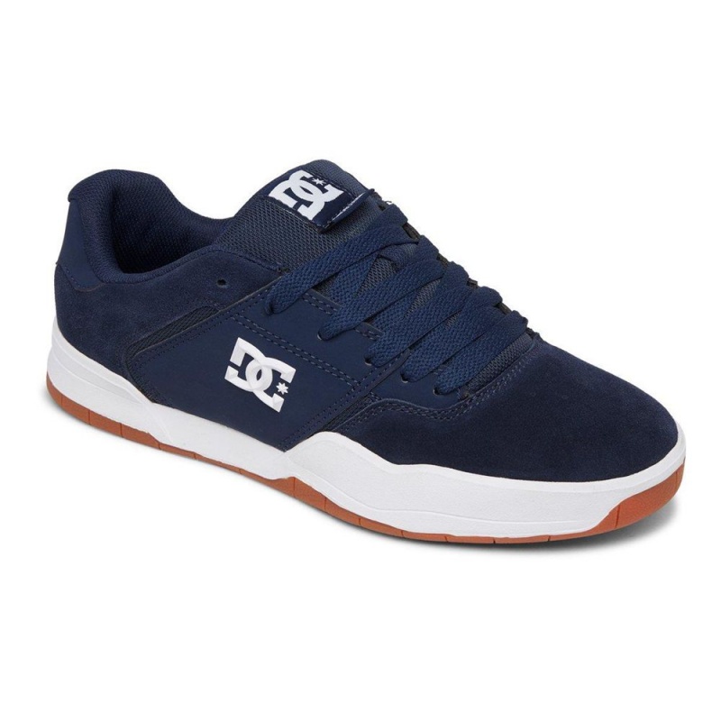 DC Shoes Central Träningsskor Herr Marinblå Vita | UJZF-97346