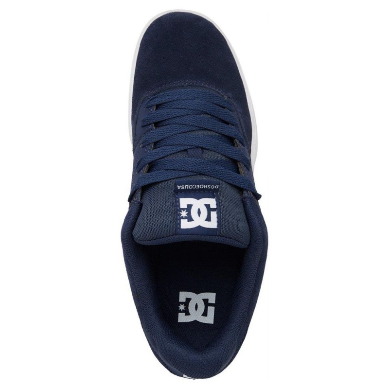 DC Shoes Central Träningsskor Herr Marinblå Vita | UJZF-97346