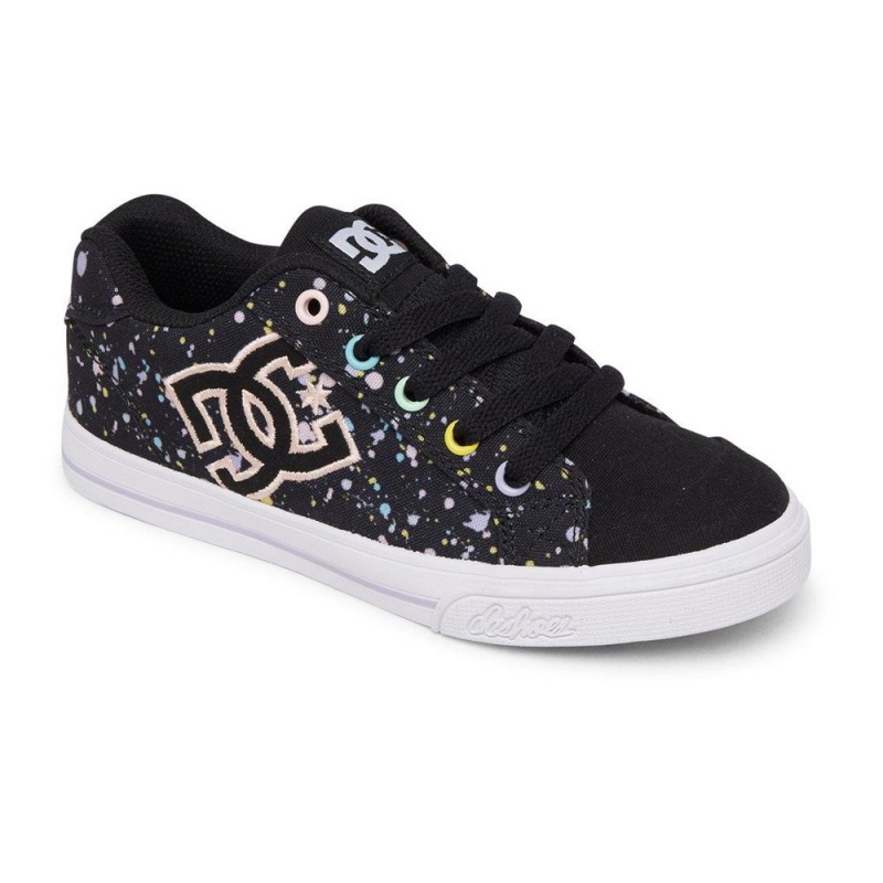 DC Shoes Chelsea Skateskor Barn Svarta Olika Färger | UITX-97165