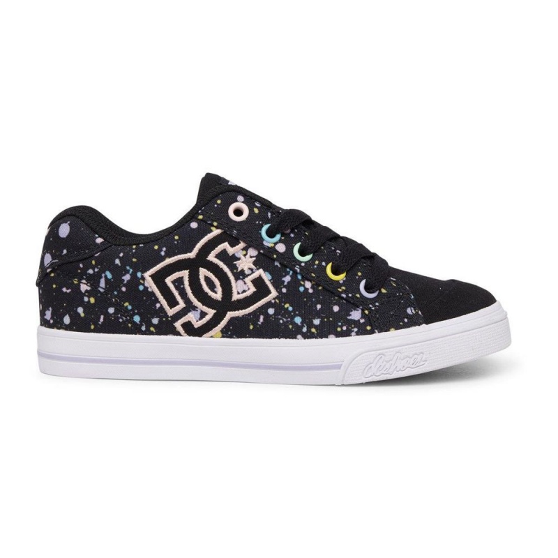 DC Shoes Chelsea Skateskor Barn Svarta Olika Färger | UITX-97165