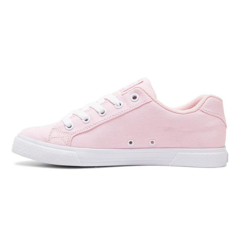 DC Shoes Chelsea Skateskor Dam Rosa Vita | BKCR-68935