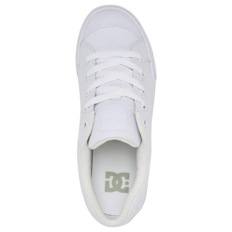 DC Shoes Chelsea Skateskor Dam Vita | UJEK-16934