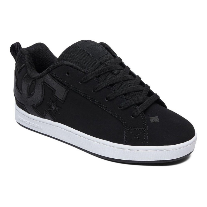 DC Shoes Court Graffik Skateskor Dam Svarta | MATQ-83065