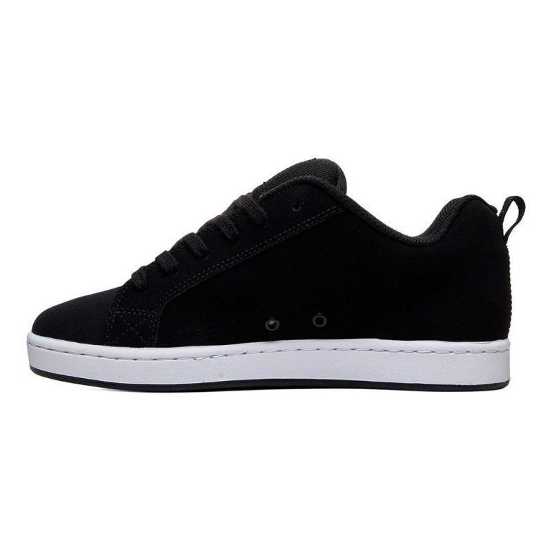 DC Shoes Court Graffik Skateskor Dam Svarta | MATQ-83065