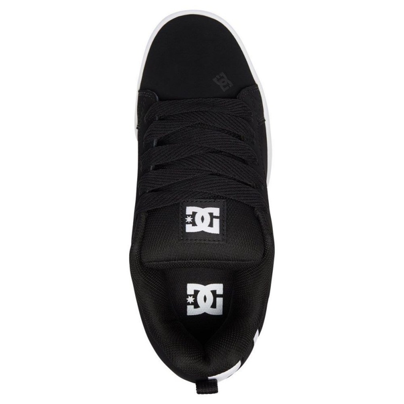 DC Shoes Court Graffik Skateskor Herr Svarta Vita | ZDGV-08956