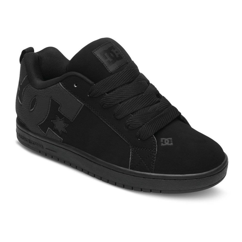 DC Shoes Court Graffik Skateskor Herr Svarta | WNIJ-96207