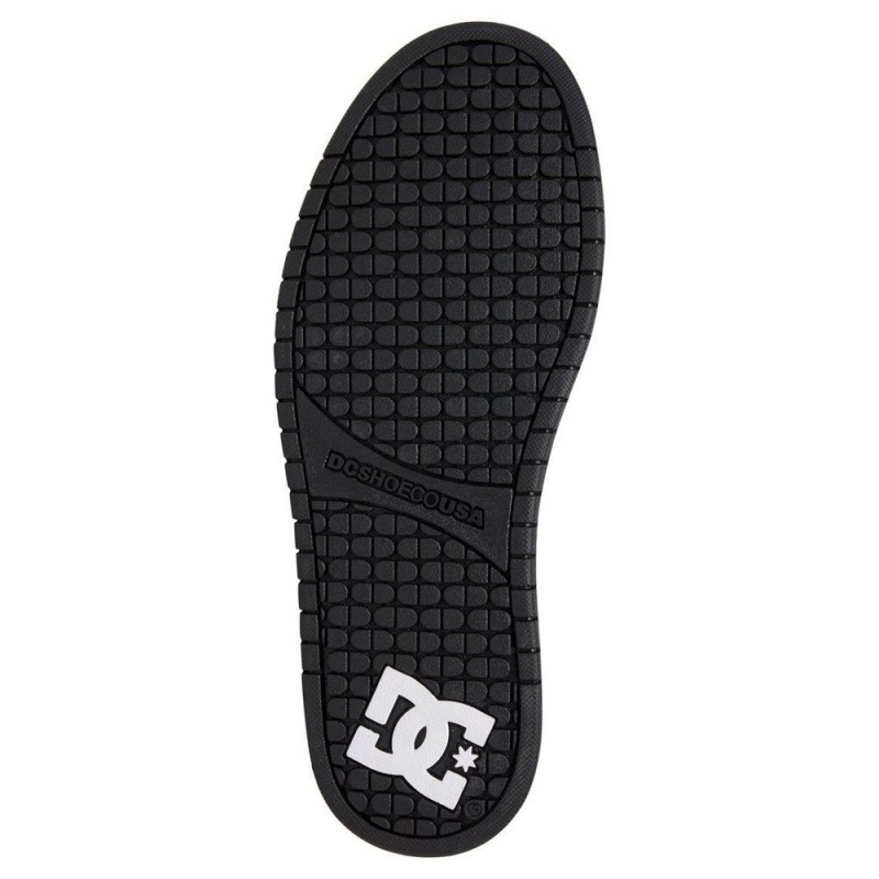 DC Shoes Court Graffik Skateskor Herr Vita Svarta | ZLTC-26981