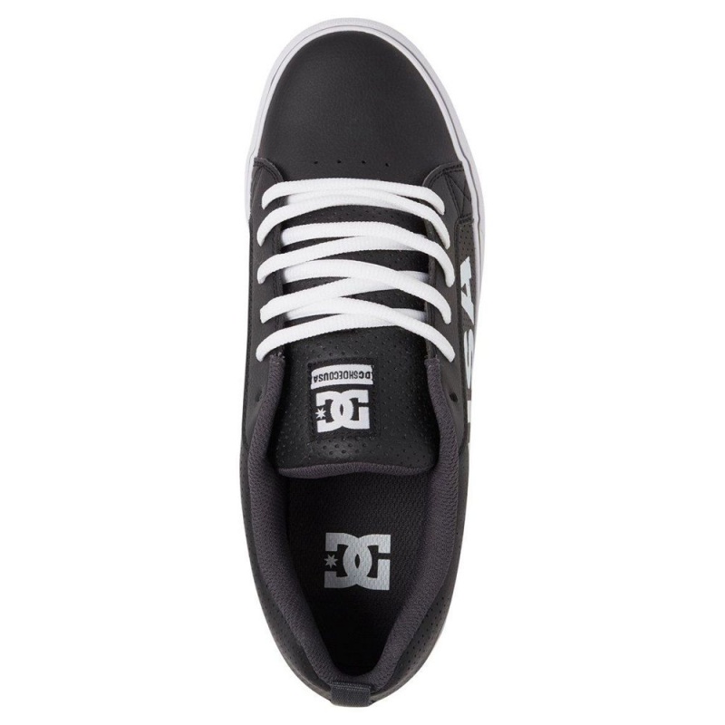 DC Shoes Court Vulc Skateskor Herr Svarta Vita | LTZK-89457