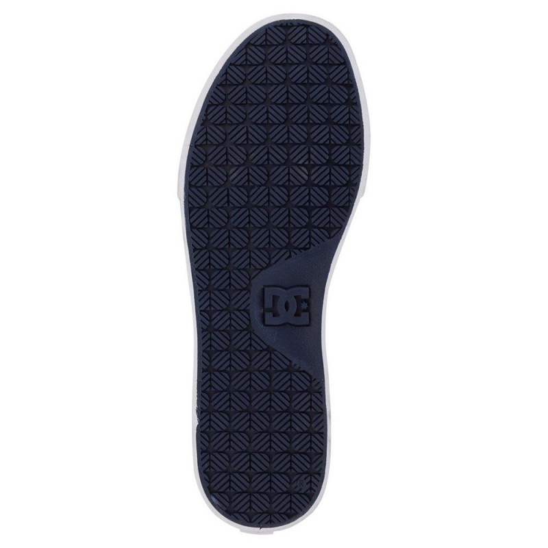 DC Shoes Court Vulc Skateskor Herr Vita Marinblå | IFAC-38912