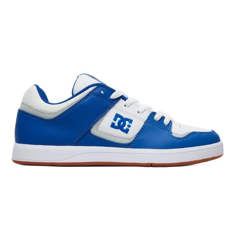 DC Shoes Cure Skateskor Herr Blå Vita | WVYK-47523