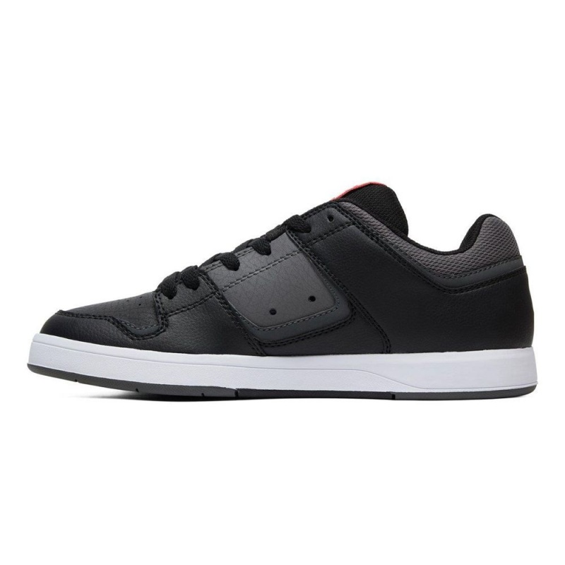 DC Shoes Cure Skateskor Herr Svarta Grå | FDYI-15782