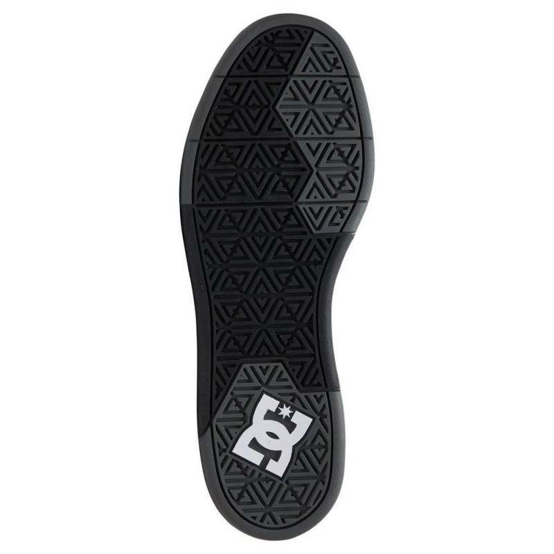 DC Shoes Cure Skateskor Herr Svarta Grå | FDYI-15782