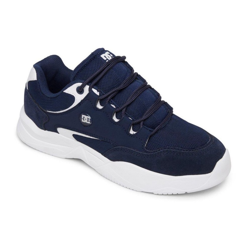 DC Shoes Decel Träningsskor Herr Marinblå Vita | UZJH-43905