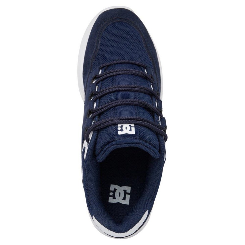 DC Shoes Decel Träningsskor Herr Marinblå Vita | UZJH-43905